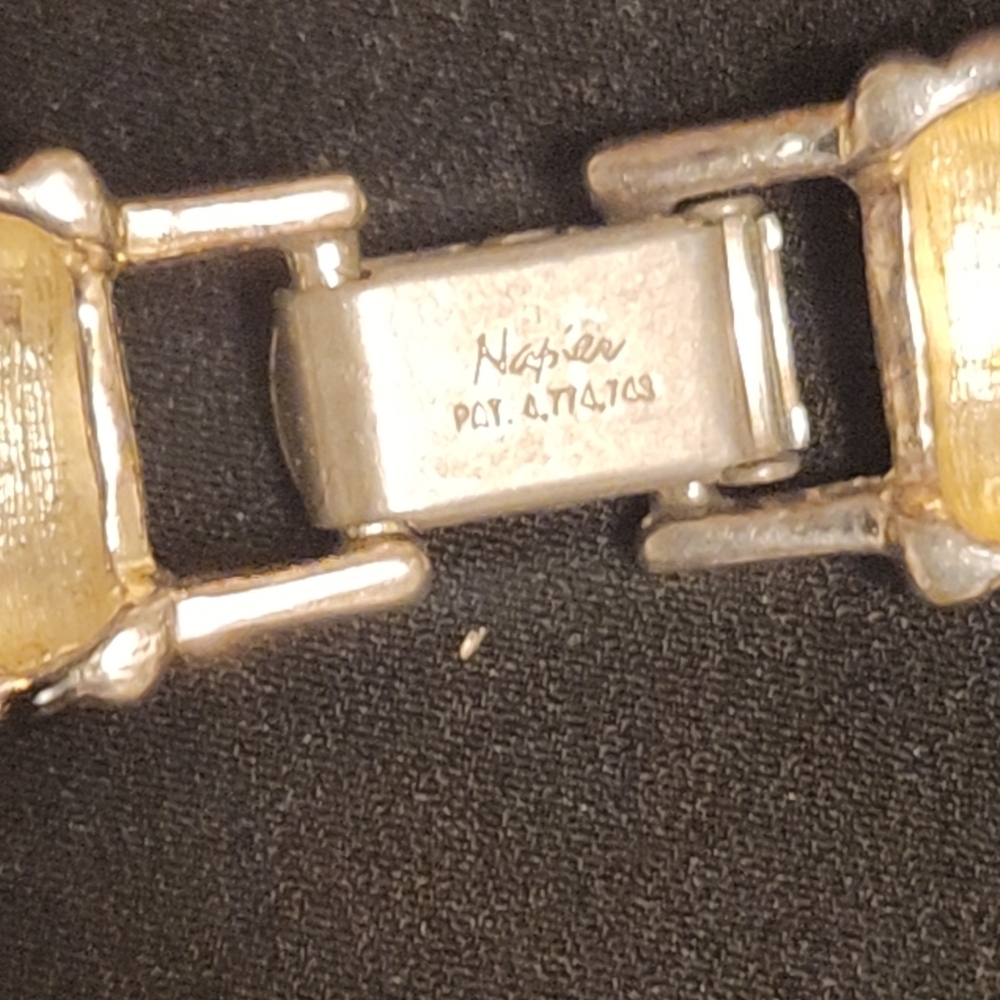 Napier Gold-tone And Black Bracelet + Black And Silver-tone Napier Bracelet - Picture 10 of 10